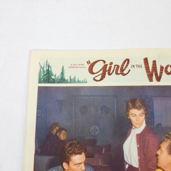 Girl in the Woods 1958 Lobby Card Movie Poster Forrest Tucker‎ Margaret Hayes - Picture 5 of 9